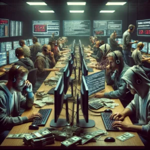 Shady Scammer Call Center